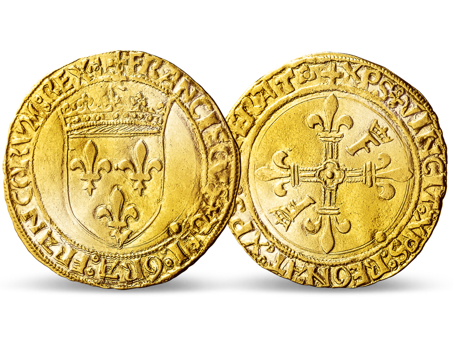 Frankreich Ecu d'or au soleil 1515-1547 von Franz I